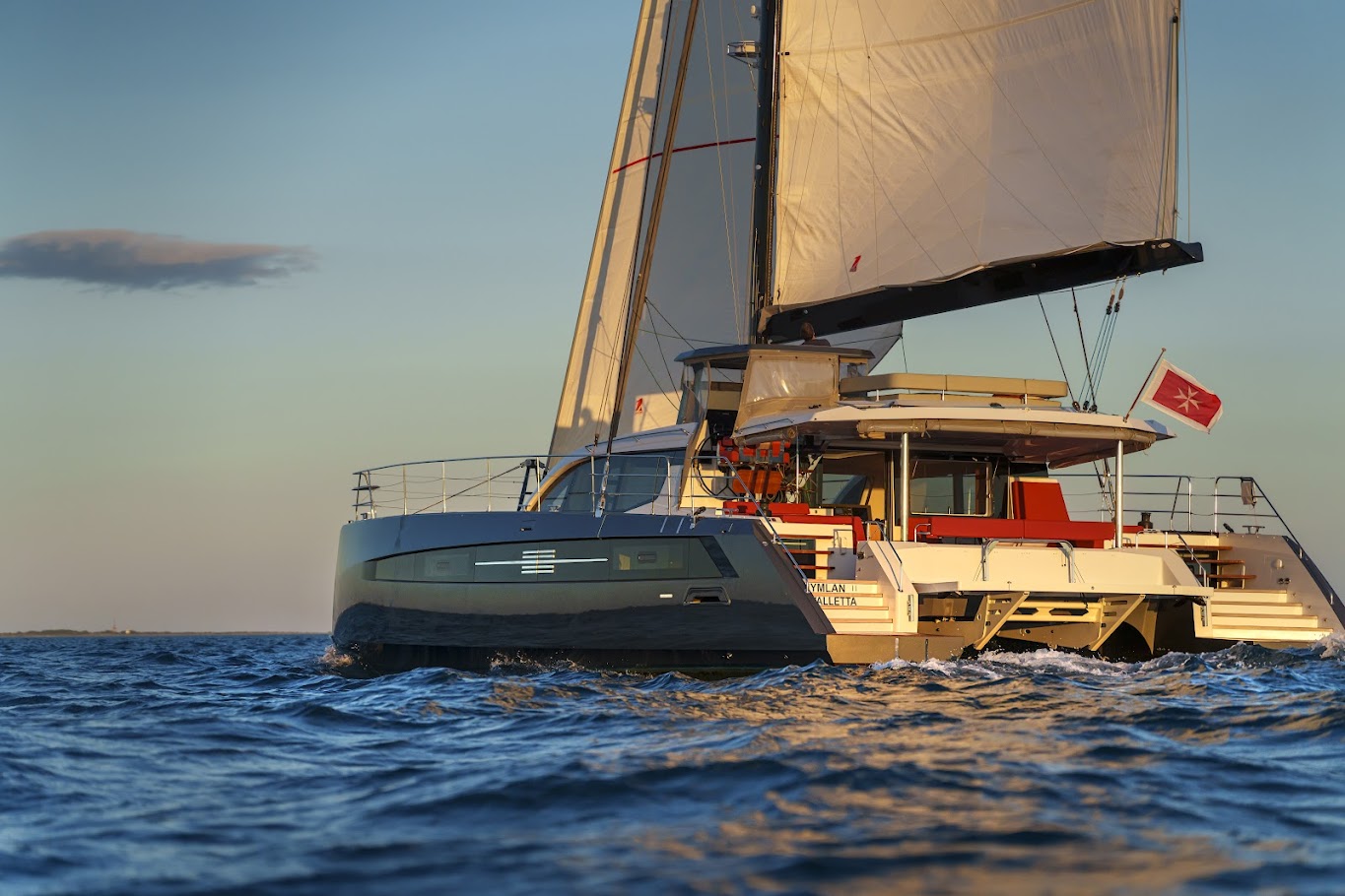 Mymlan Catamaran galley